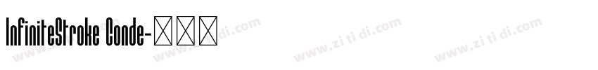 InfiniteStroke Conde字体转换